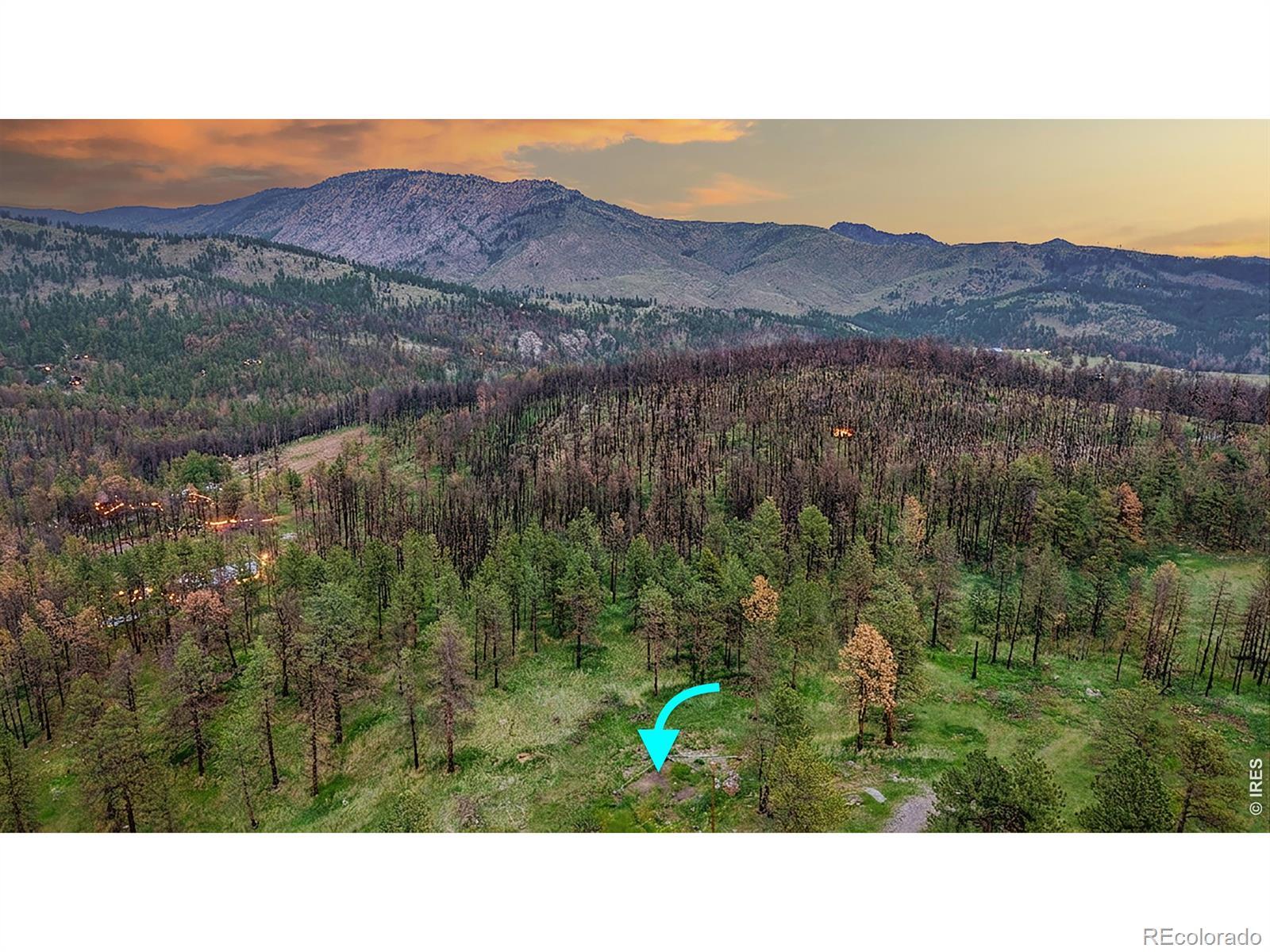 Image 1: Beautiful property on Storm Mountain. Arrow pointing to potential build site. Image 1: Beautiful property on Storm Mountain. Arrow pointing to potential build site.