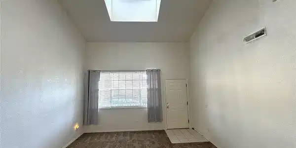 Image 3: High ceiling in Living Room with ample light from large Dormer Window Image 3: High ceiling in Living Room with ample light from large Dormer Window