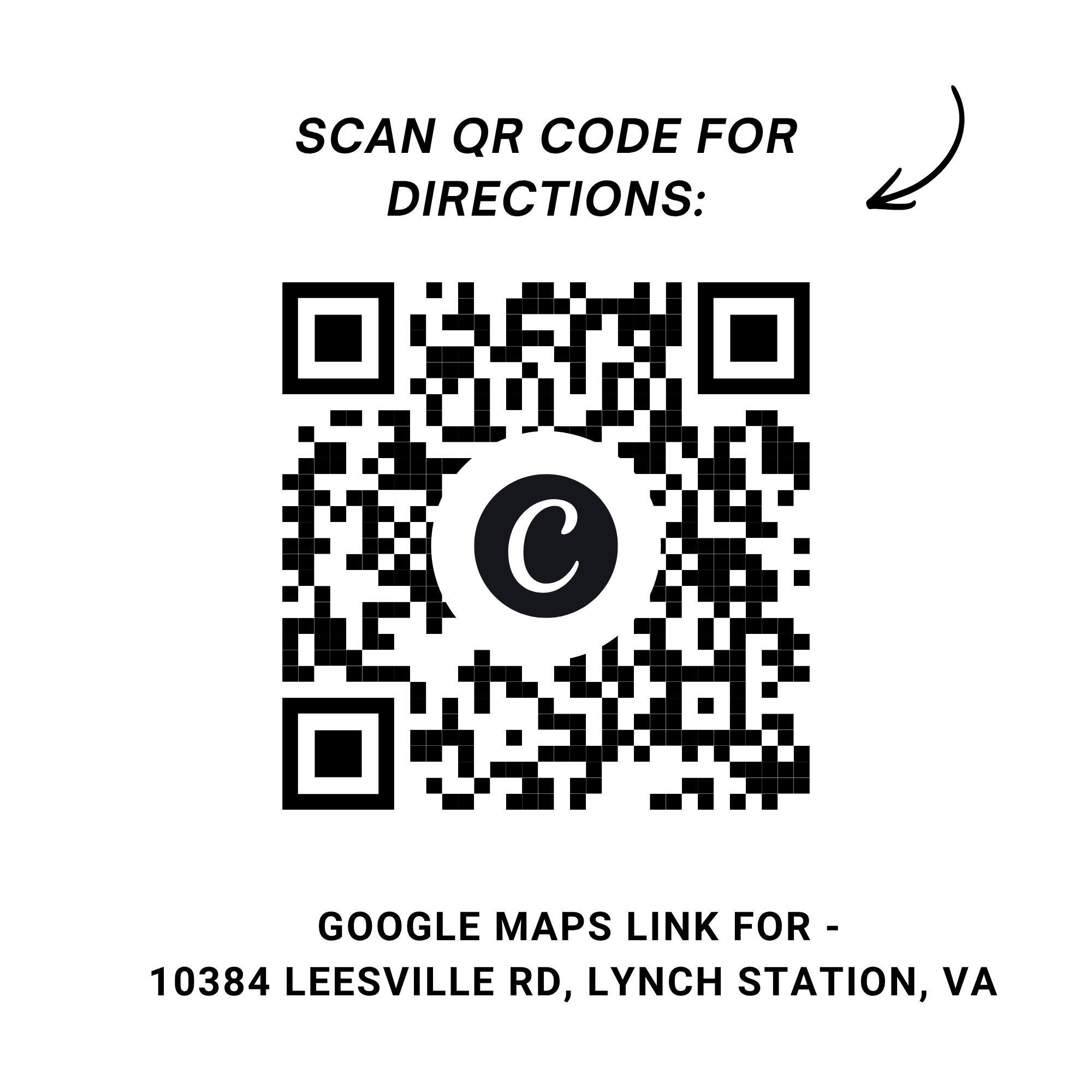 Image 3: 10384 Leesville Rd Google Map Pin QR COD