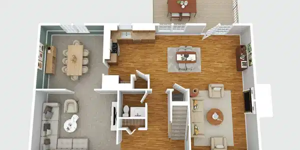 Image 4: 3D Floorplan 1 York