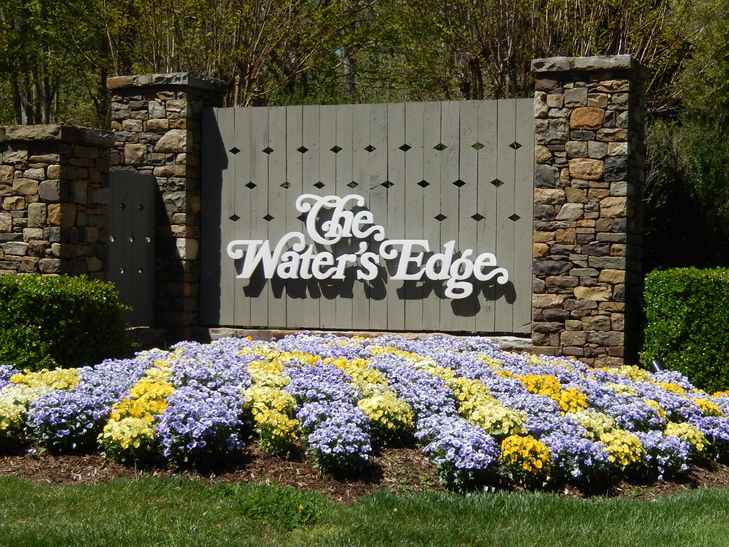 Image 3: WatersEdgeEntranceCloseUp20210416