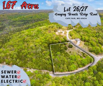 Lot 26,27 Hanging Branch Ridge Road