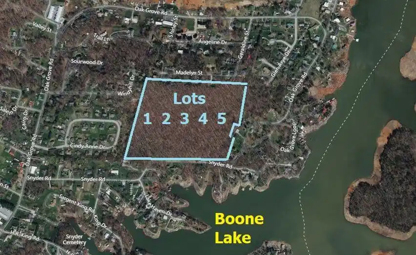 Image 1: Annotated Aerial Larger scale