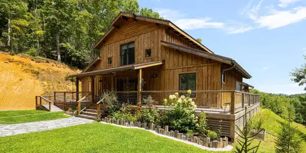 Image 3: Side view of home
