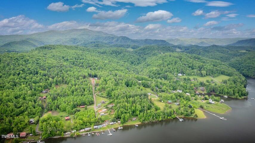 Image 4: lot 9 aerial of land lake dock