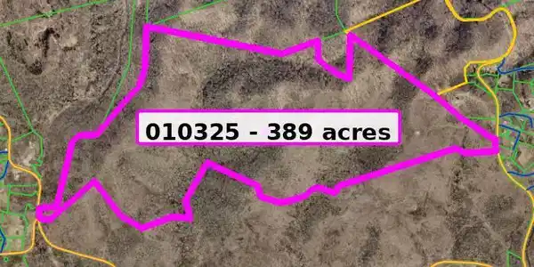 Image 4: 389_acres_property_outline_labeled