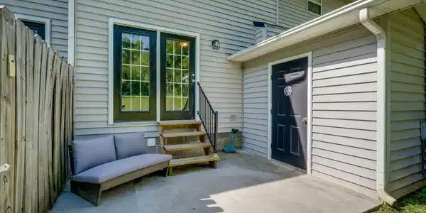 Image 3: private back patio