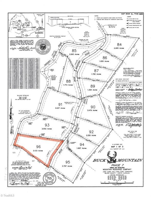 Image 4: Plat - Lot 96 Buck Mountain Road