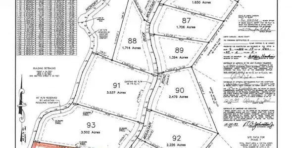 Image 4: Plat - Lot 96 Buck Mountain Road
