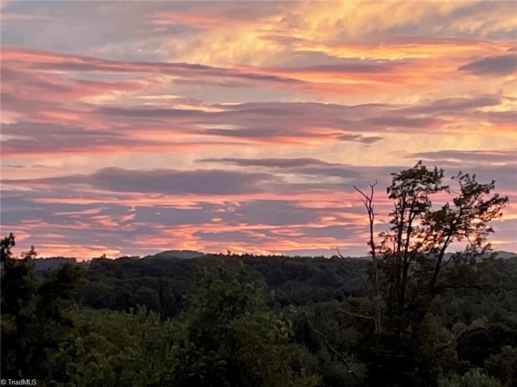 Image 4: a beautiful sunset from the yard.