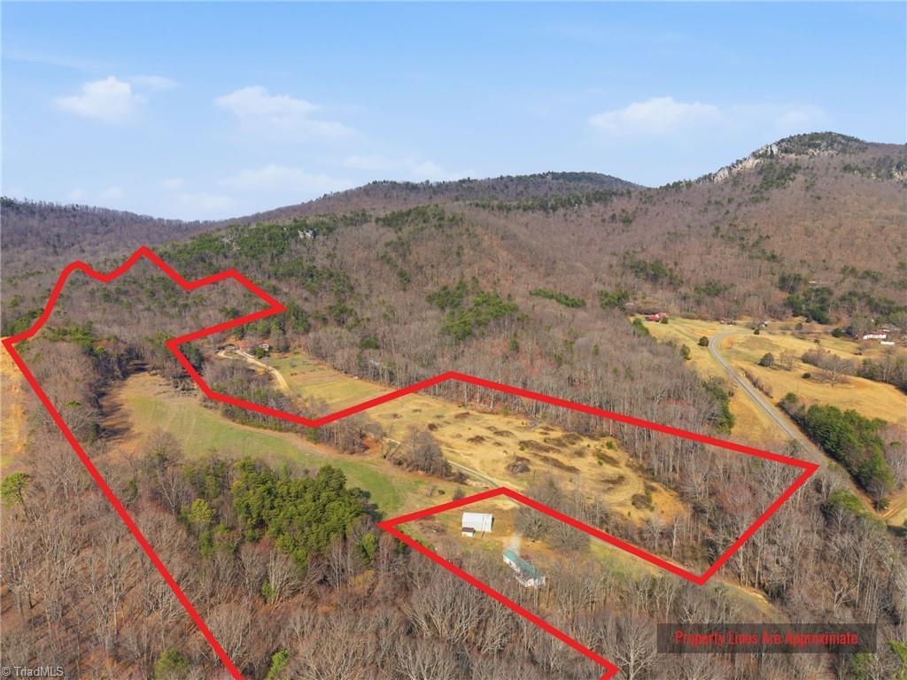 Image 1: Red outline is approx layout of the parcel.