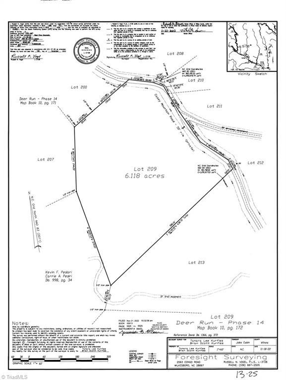 Image 4: 2022 Survey - Lot 209 Casey Mtn Rd