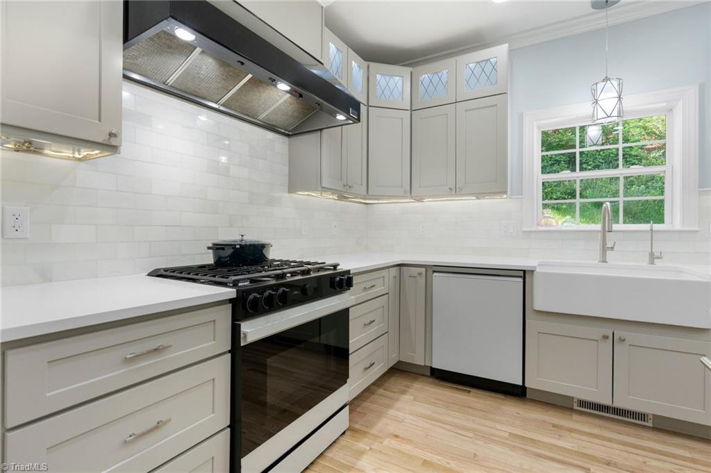 Image 2: Gas stove with Five Star professional oven vent
