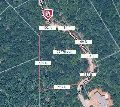 Image 1: Survey Map. Illustrating property boundaries and d