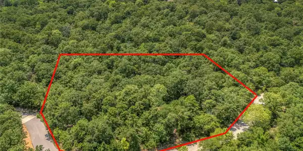 Image 2: Wooded lot with mature trees, established paved ro