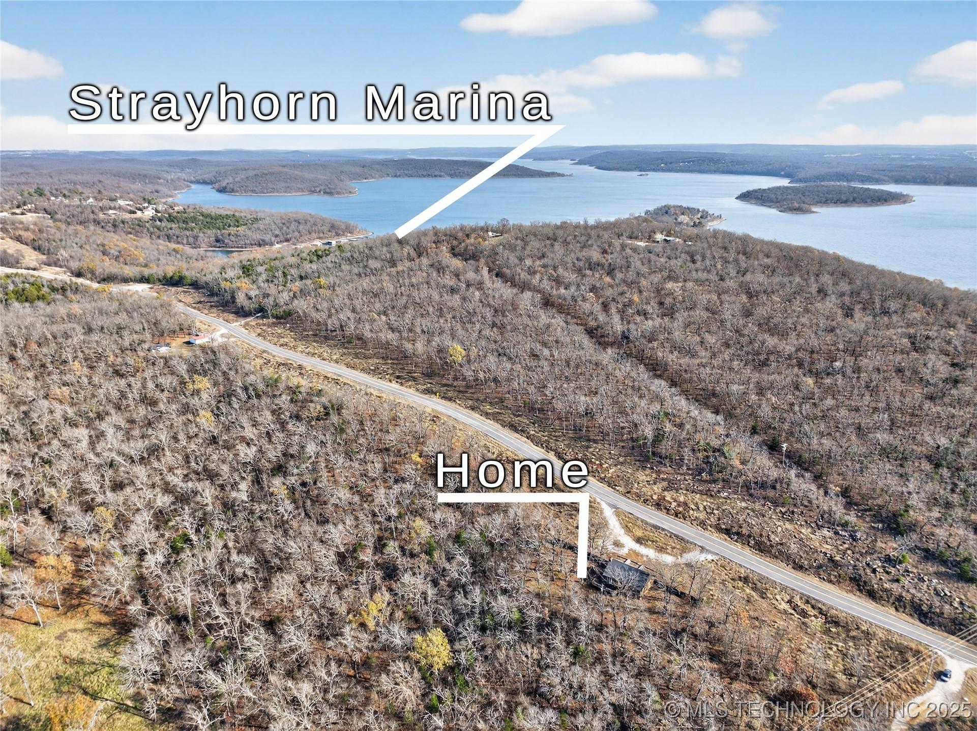 Image 4: Aerial in relation to Strayhorn Marina