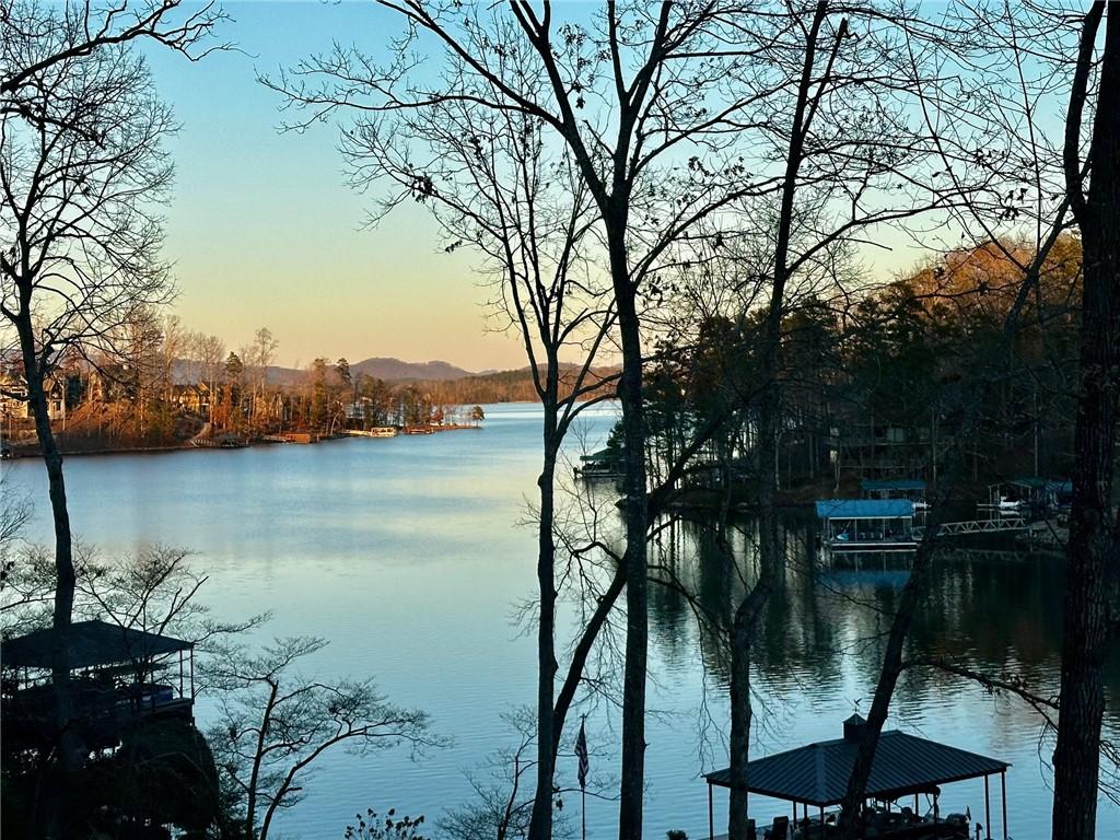 Image 3: Beautiful view of Lake Keowee and the mountains be