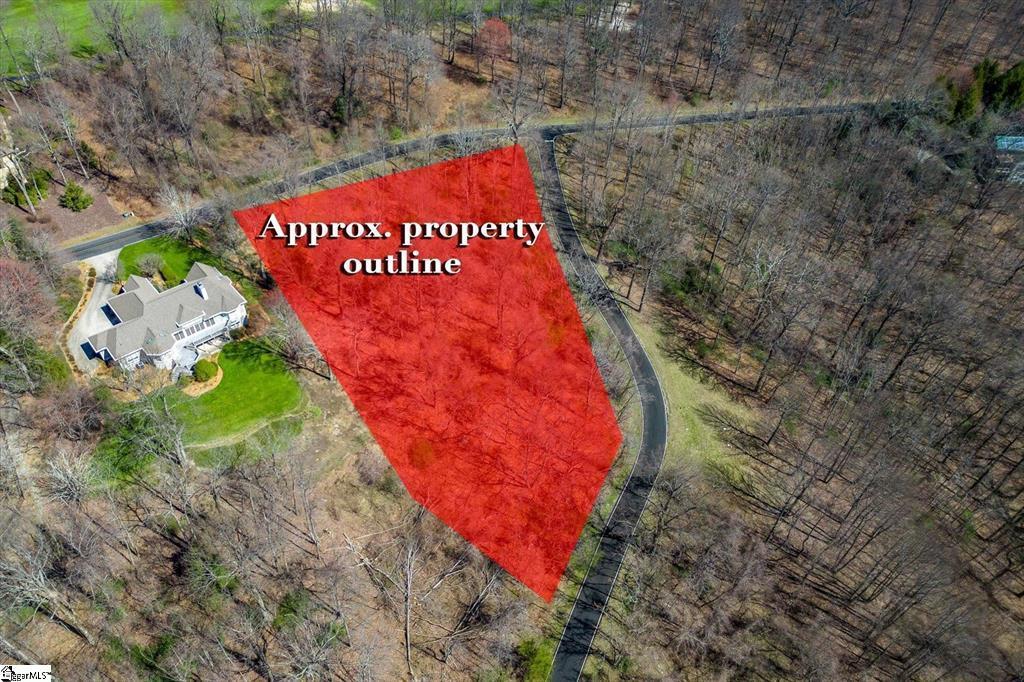 Image 2: An aerial perspective reveals a secluded estate ne