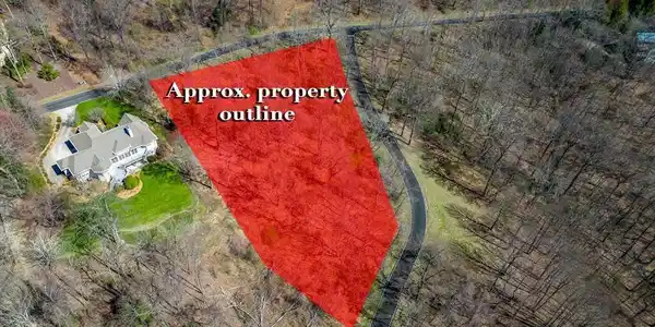 Image 2: An aerial perspective reveals a secluded estate ne