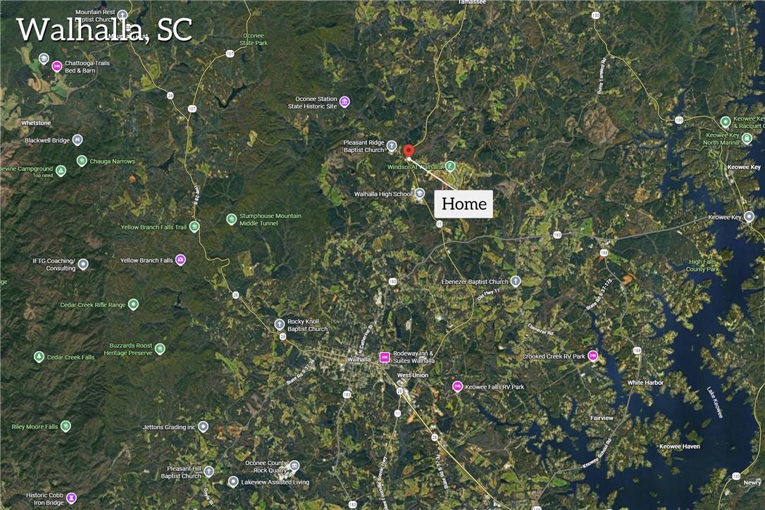 Image 4: Satellite view illustrates the home's proximity to