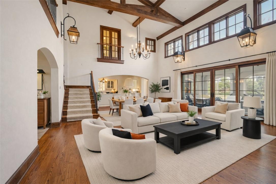 Image 4: Furniture and decor shown are digitally rendered a